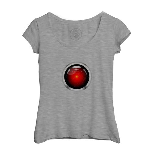 T-Shirt Femme Col Echancré Hal 9000 Geek Espace Science Fiction Film