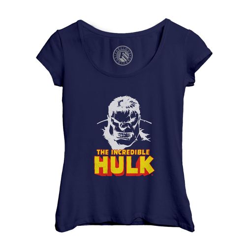 T-Shirt Femme Col Echancré The Incredible Hulk Super Héros Bd Film Geek