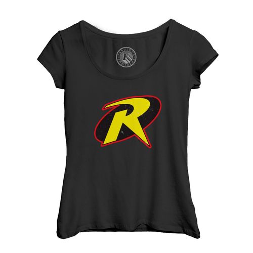 T-Shirt Femme Col Echancré Robin Super Héros Bd Film Geek