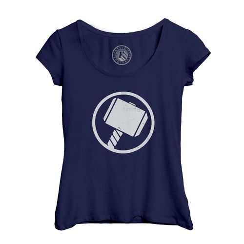 T-Shirt Femme Col Echancré Thor Super Héros Bd Film Geek