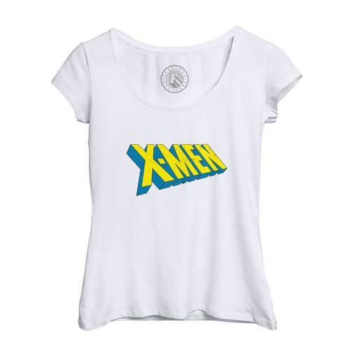 T-Shirt Femme Col Echancré X-Men Super Héros Bd Film Geek
