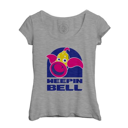 T-Shirt Femme Col Echancré Weepin Bell Parodie Tacos Film Series Anime