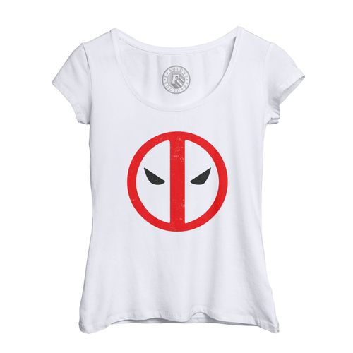 T-Shirt Femme Col Echancré Deadpool Super Héros Bd Film Geek