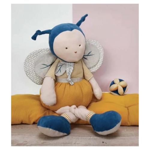 Doudou Cie Pollen L Abeille Bio Pantin Xxl