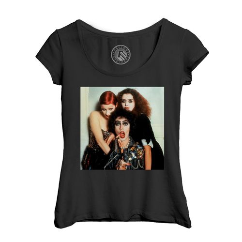 T-Shirt Femme Col Echancré Rocky Horror Picture Show Photo De Star Célébrité Musique