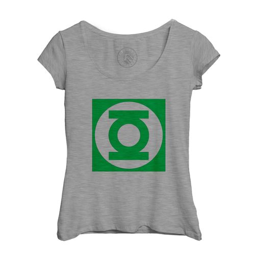 T-Shirt Femme Col Echancré Green Lantern Galaxy Patrol Super Heros