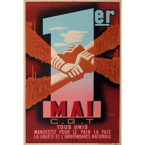 Affiche 1er Mai Cgt