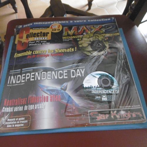 Magazine Avec 2 Cd Independence Day Et Mechanized Assault Et Exploration M3539-3-1997