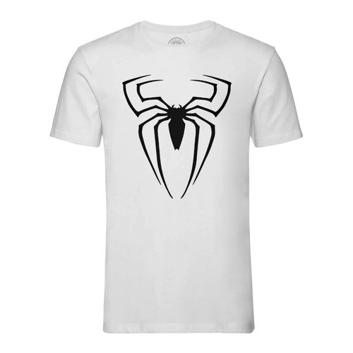 T-Shirt Homme Col Rond Spiderman Logo Araignee Comics Anime Super Hero