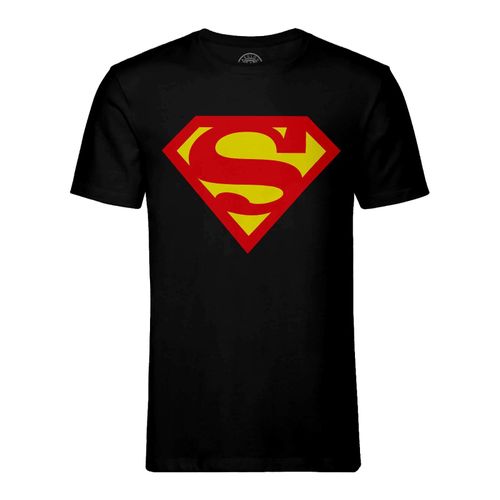 T-Shirt Homme Col Rond Superman Logo Comics Anime Super Hero Bande Dessinee