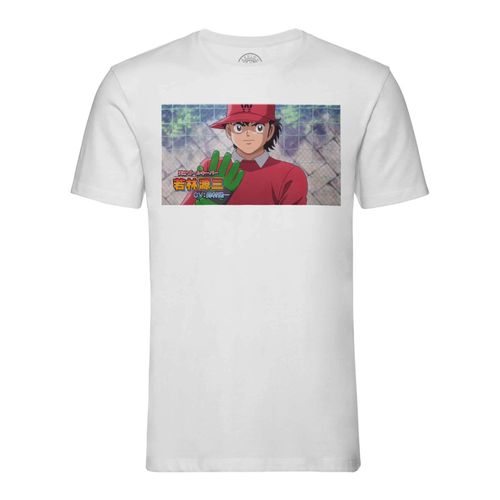 T-Shirt Homme Col Rond Olive Et Tom Gardien Captain Tsubasa Manga Cartoon Football