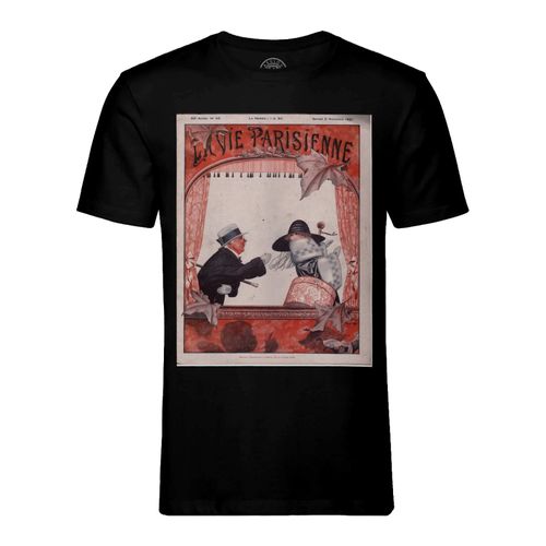 T-Shirt Homme Col Rond La Vie Parisienne Marionnettes Magazine Vintage 1921