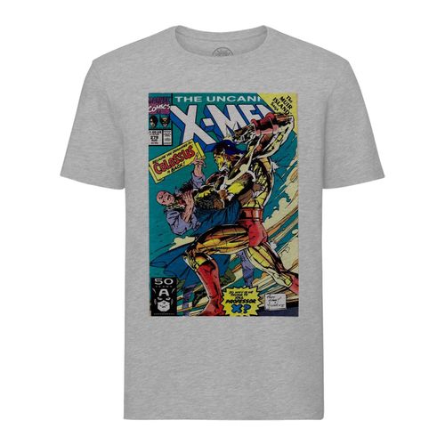 T-Shirt Homme Col Rond X Men Marvel Couverture Bd Vintage Comics
