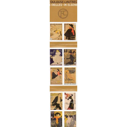 Belgique Timbres Toulouse-Lautrec