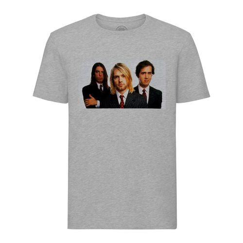 T-Shirt Homme Col Rond Nirvana Kurt Cobain Costume Rock
