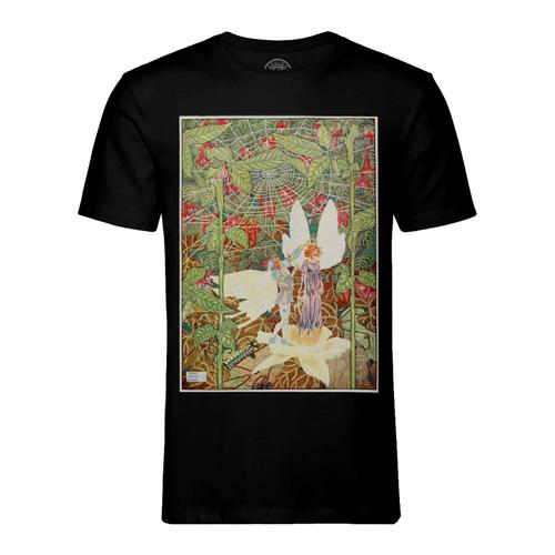 T-Shirt Homme Col Rond La Petite Poucette Les Contes D'andersen Illustration