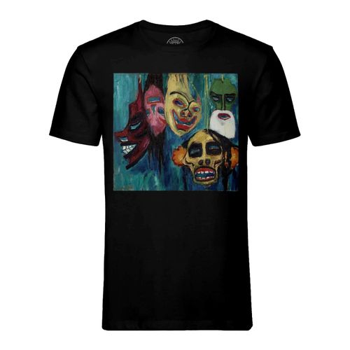 T-Shirt Homme Col Rond Mask Emil Nolde 1911 Peinture Masque Modernisme