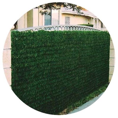Haie Artificielle 140 Brins Vert Thuya En Rouleau 1.5 X 3 M (Lot De 10)