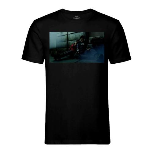 T-Shirt Homme Col Rond Resident Evil 2 Claire Redfield Leon S. Kennedy Game