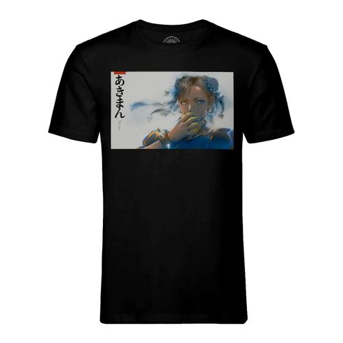 T-Shirt Homme Col Rond Street Fighter Chun Lee Retro Gaming Arcade