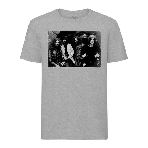 T-Shirt Homme Col Rond Black Sabbath Photo Vintage Groupe Hard Rock 70's
