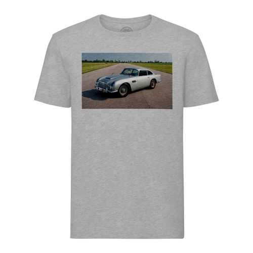 T-Shirt Homme Col Rond Voiture De Sport Ancienne James Bond Classique 007