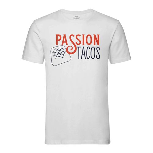 T-Shirt Homme Col Rond Passion Tacos Street Food O'tacos French