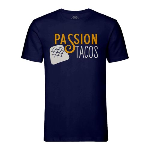 T-Shirt Homme Col Rond Passion Tacos Street Food O'tacos French