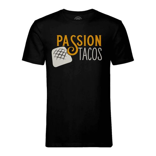 T-Shirt Homme Col Rond Passion Tacos Street Food O'tacos French
