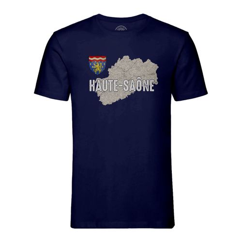 T-Shirt Homme Col Rond Haute Saône 70 Département Carte Ancienne Bourgogne