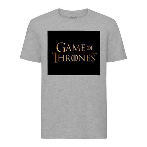 T-Shirt Homme Col Rond Game Of Thrones Logo Serie Tv Fantastique