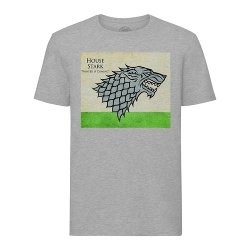 T-Shirt Homme Col Rond Winter Is Coming Stark Game Of Thrones