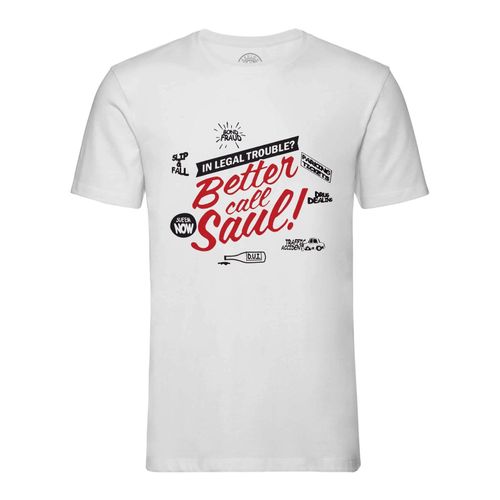 T-Shirt Homme Col Rond Better Call Saul Breaking Bad Ad Lawyer