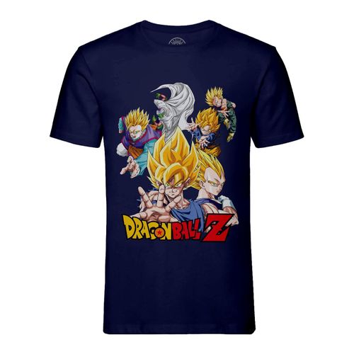 T-Shirt Homme Col Rond Dragon Ball Z Personnages Goku Manga Anime Japon