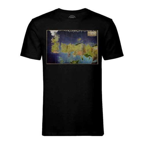T-Shirt Homme Col Rond Carte Game Of Thrones Serie Tv Fantastique