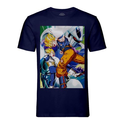 T-Shirt Homme Col Rond Dragon Ball Z Cooler Fights Freezer Manga Anime