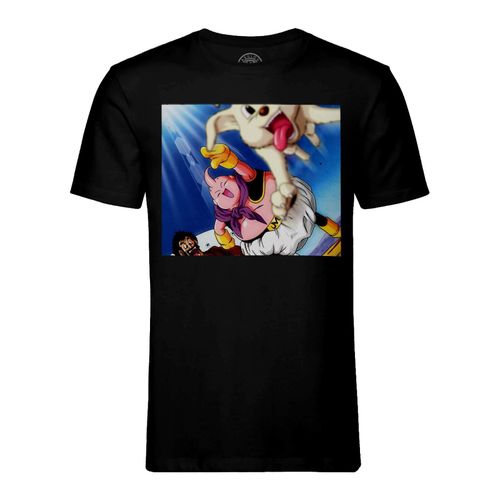 T-Shirt Homme Col Rond Dragon Ball Z Majin Boo Boubou Satan Anime Manga