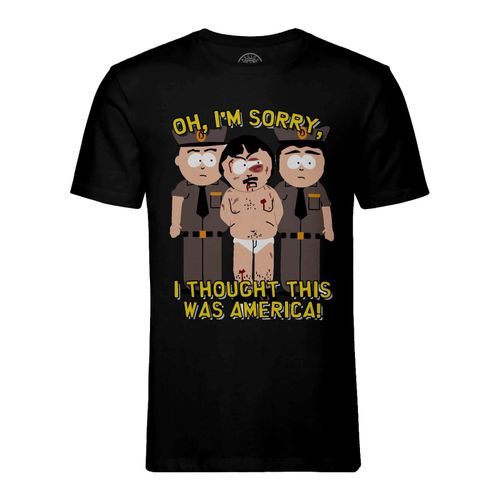 T-Shirt Homme Col Rond South Park Randy Mash Thought This Was America