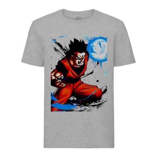 T-Shirt Homme Col Rond Dragon Ball Gohan Sangohan Dbz Manga Anime