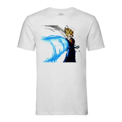 T-Shirt Homme Col Rond Dragon Ball Vegeto Goku Vegeta Fusion Dbz Manga