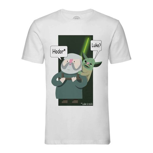 T-Shirt Homme Col Rond Game Of Geek Hodor Yoda Game Of Thrones Star Wars 2 Humour