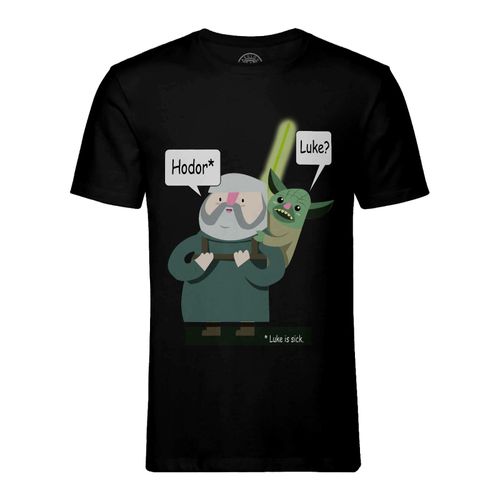 T-Shirt Homme Col Rond Game Of Geek Hodor Yoda Game Of Thrones Star Wars 1 Humour