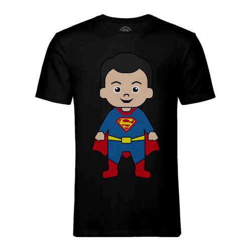 T-Shirt Homme Col Rond Bébé Superman Dessin Mignon