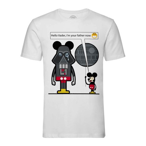 T-Shirt Homme Col Rond Game Of Geek Dark Vador Mickey Je Suis Ton Père Maintenant Star Wars Disney Humour