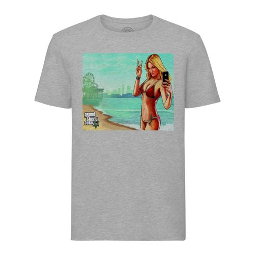T-Shirt Homme Col Rond Gta 5 Selfie