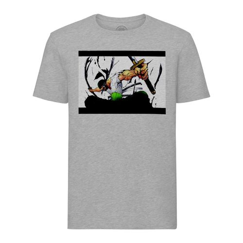 T-Shirt Homme Col Rond One Piece Roronoa Zoro Swords / Manga Anime