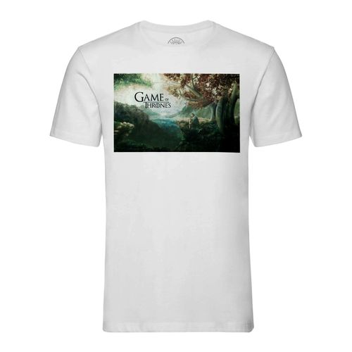 T-Shirt Homme Col Rond Game Of Thrones Ned Stark Arbres Du Nord Barrals Le Trone De Fer