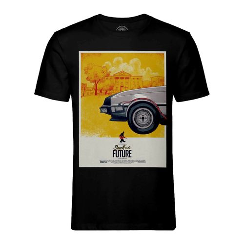 T-Shirt Homme Col Rond Retour Vers Le Futur Premier Film Affiche Vintage