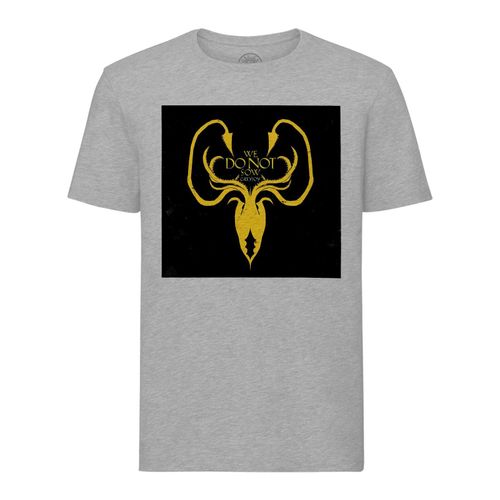 T-Shirt Homme Col Rond Game Of Thrones Maison Greyjow Serie Tv