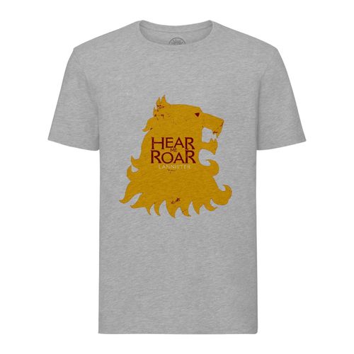 T-Shirt Homme Col Rond Game Of Thrones Lannister Hear Me Roar